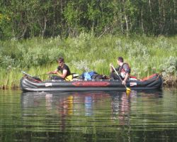 Finnland 2013: Videos Kanutour Ivalojoki